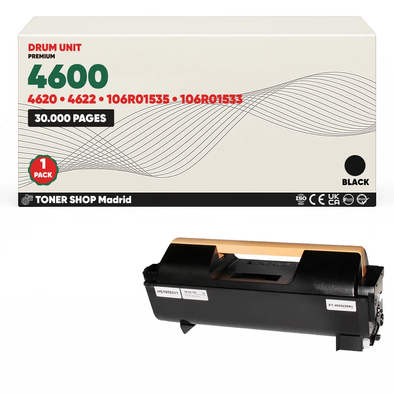 BDink Tambor de Imagen Compatible Xerox Phaser 4600 (Drum) - Negro