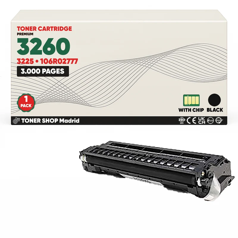 BDink Cartucho Tóner Compatible Xerox Phaser 3260 Negro