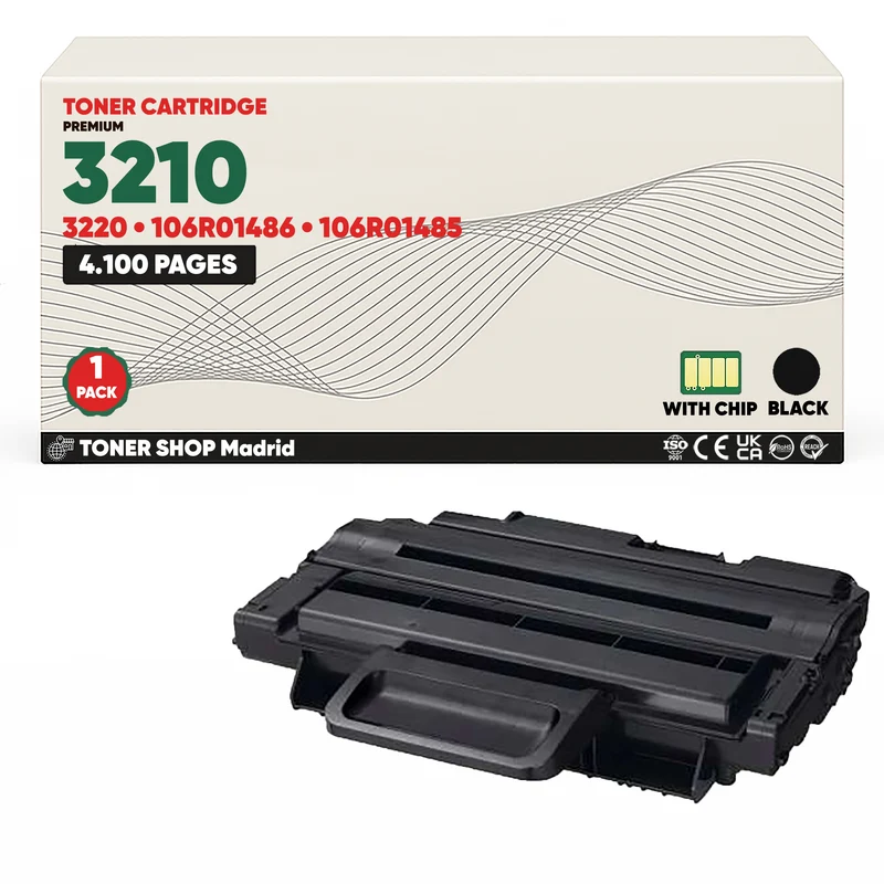 BDink Cartucho Tóner Compatible Xerox WorkCentre 3210 Negro