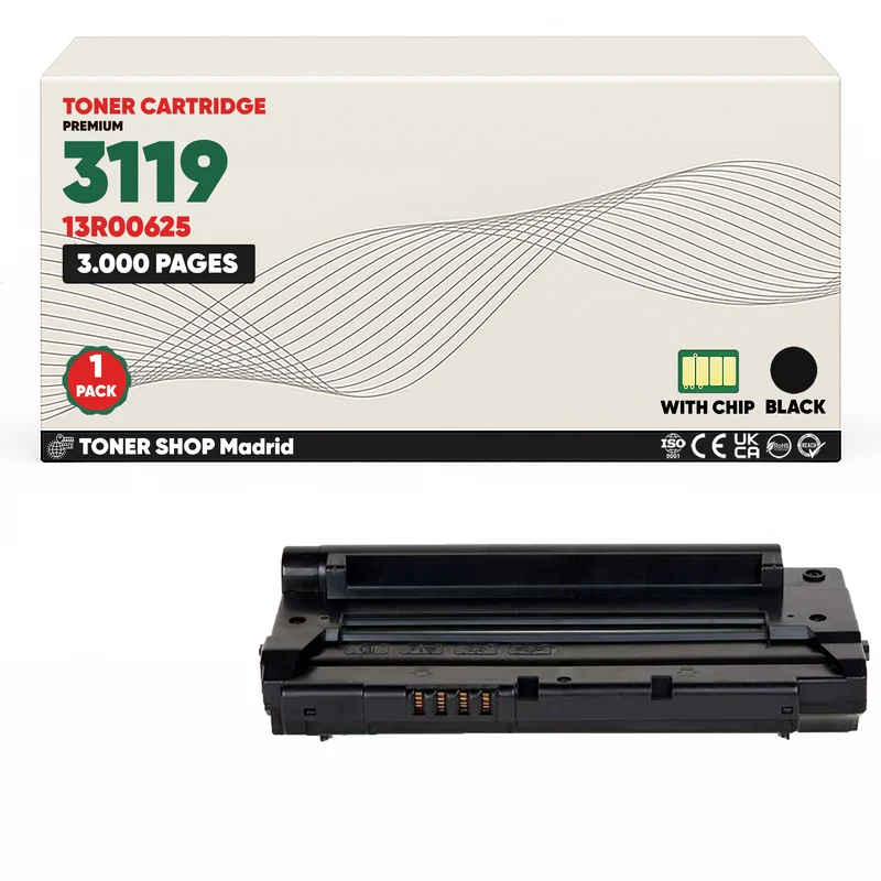 BDink Cartucho Tóner Compatible Xerox 3119 Negro