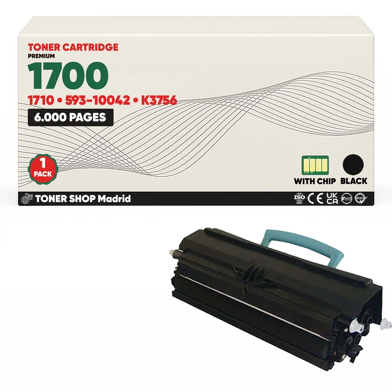 BDink Cartucho Tóner Compatible Dell 1700/1710 Negro