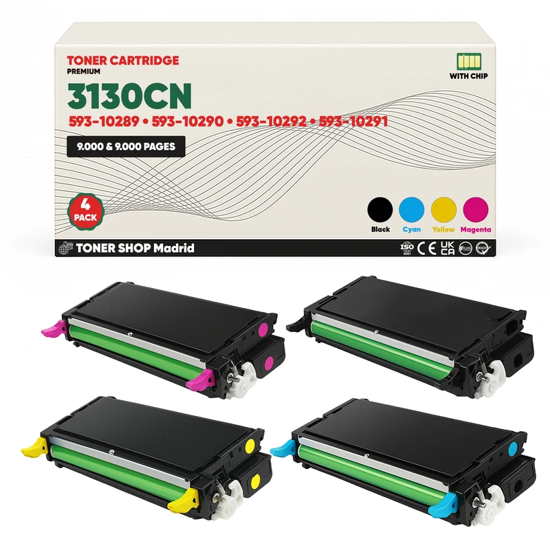 BDink Cartucho/s Tóner Compatible/s Dell 3130CN CMYK (Pack 4)