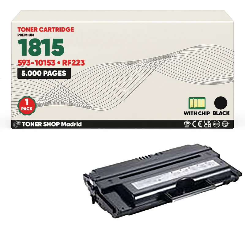 BDink Cartucho/s Tóner Compatible/s Dell 1815 Negro