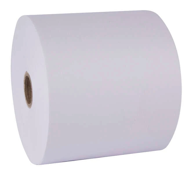 Apli Papel Electra Rollo - 57x65x12mm - Resistente al Agua y al Desgarro - Ideal para Etiquetas y Señalizacion - Blanco