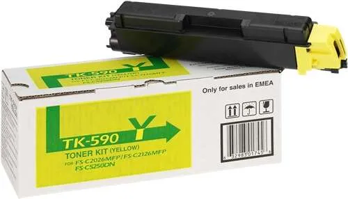 Kyocera TK590 Amarillo Tóner Original - 1T02KVANL0/TK590Y