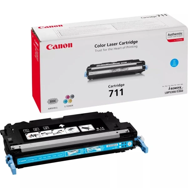 Canon 711 Cyan Tóner Original - 1659B002