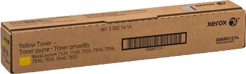 Xerox WorkCentre 7525/7535/7545/7830 Amarillo Tóner Original - 006R01514