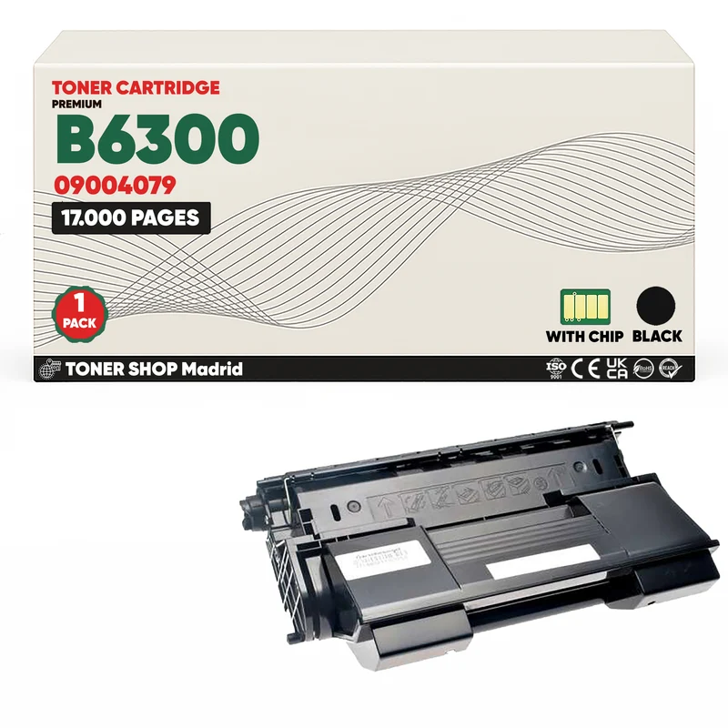 BDink Cartucho Tóner Compatible OKI B6300 Negro