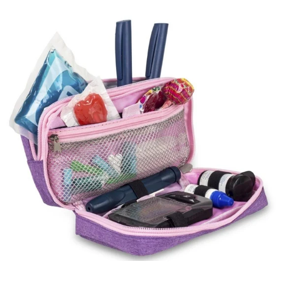 Cartera Organizadora para Diabetes Color Lila