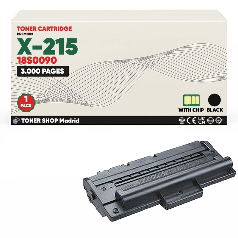 BDink Cartucho Tóner Compatible Lexmark X215 Negro