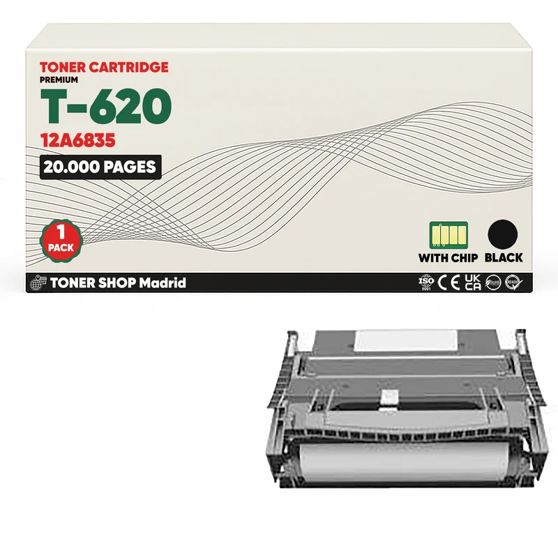 BDink Cartucho Tóner Compatible Lexmark Optra T520 Negro