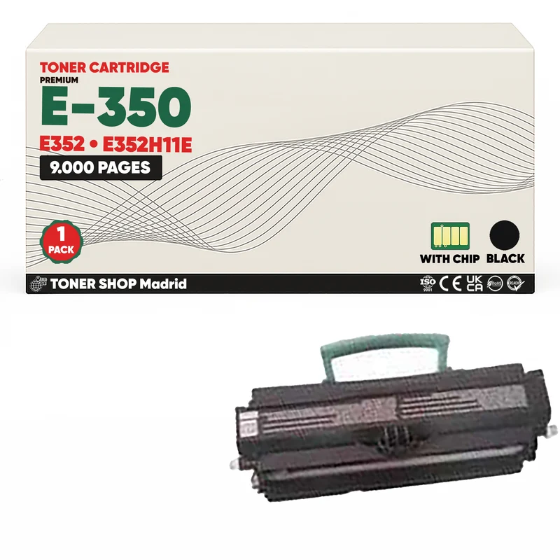 BDink Cartucho Tóner Compatible Lexmark E350/E352 Negro