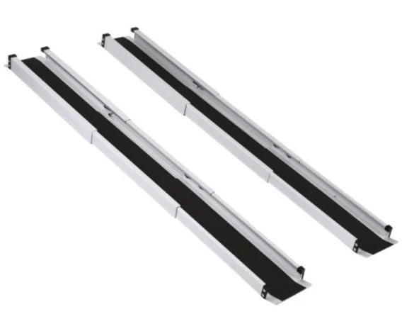 Rampa Telescópica Mediana de Aluminio Silla de Ruedas