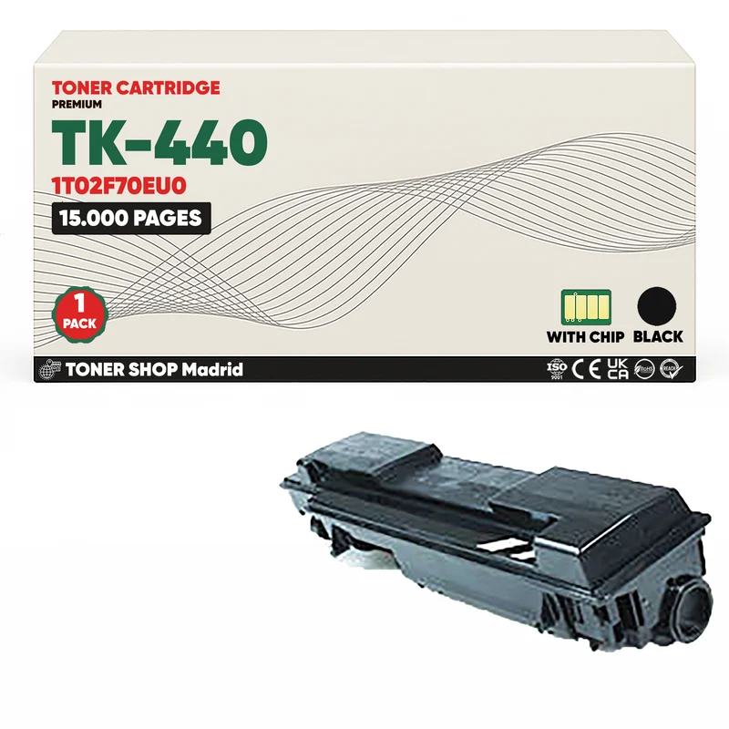 BDink Cartucho Tóner Compatible Kyocera TK440 Negro
