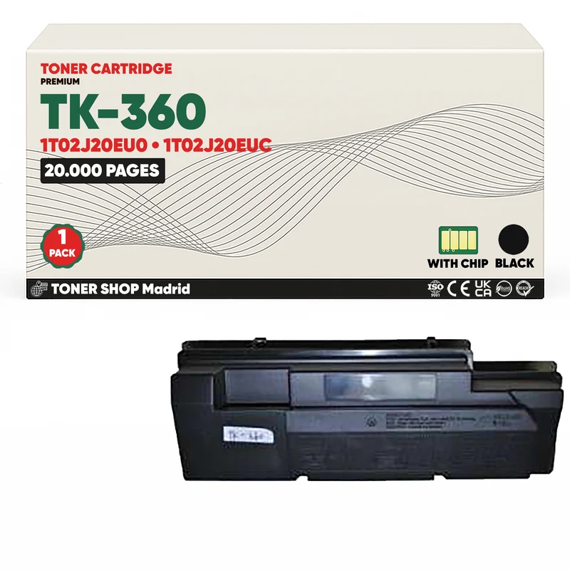 BDink Cartucho Tóner Compatible Kyocera TK360 Negro