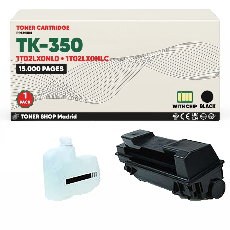 BDink Cartucho Tóner Compatible Kyocera TK350 Negro