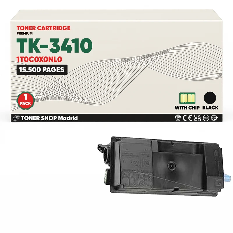 BDink Cartucho Tóner Compatible Kyocera TK3410 Negro