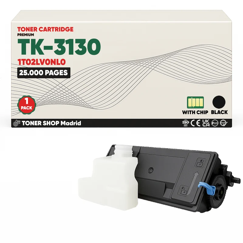 BDink Cartucho Tóner Compatible Kyocera TK3130 Negro