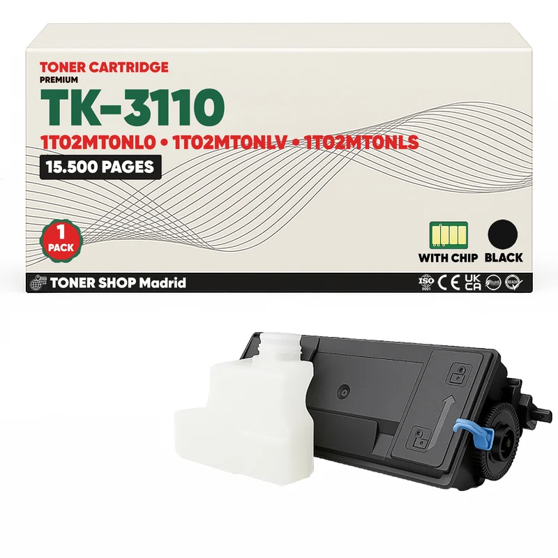 BDink Cartucho Tóner Compatible Kyocera TK3110 Negro