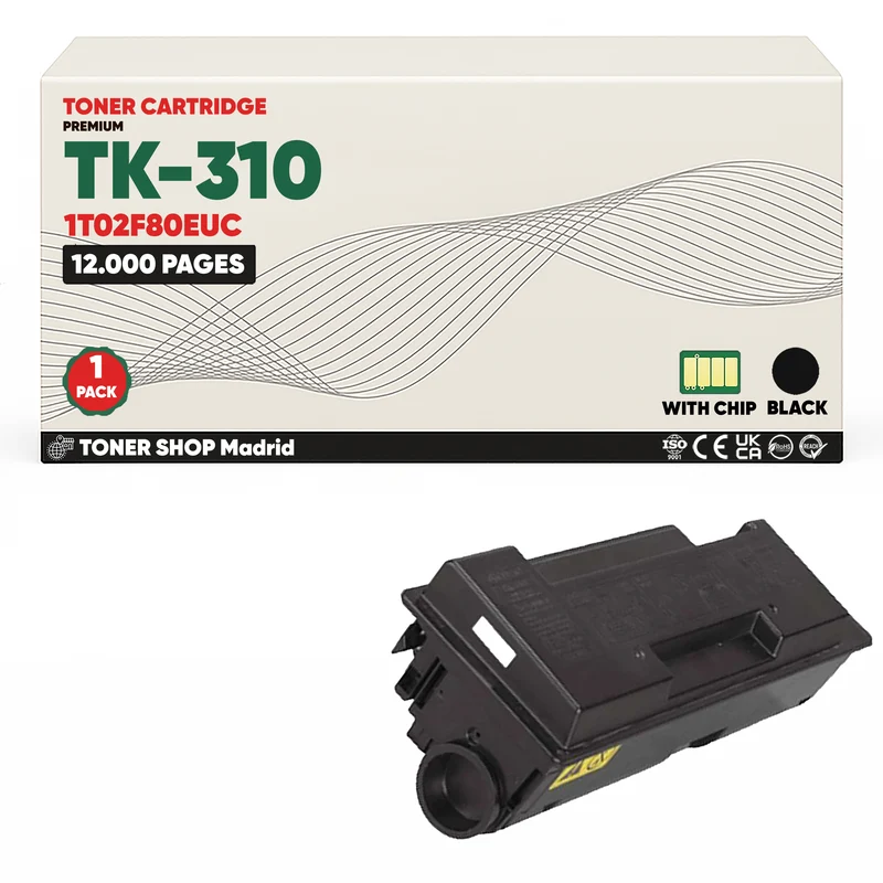BDink Cartucho Tóner Compatible Kyocera TK310 Negro