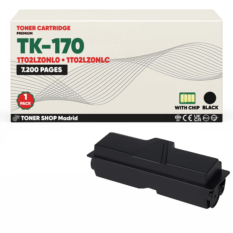 BDink Cartucho Tóner Compatible Kyocera TK170 Negro