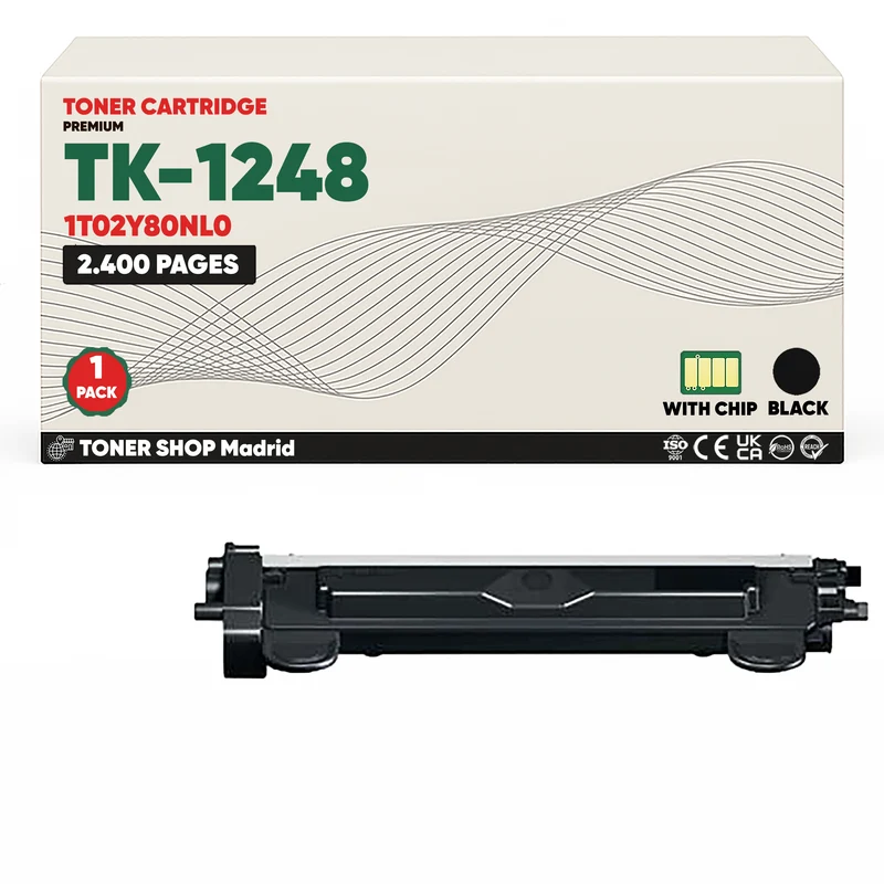 BDink Cartucho Tóner Compatible Kyocera TK1248 Negro