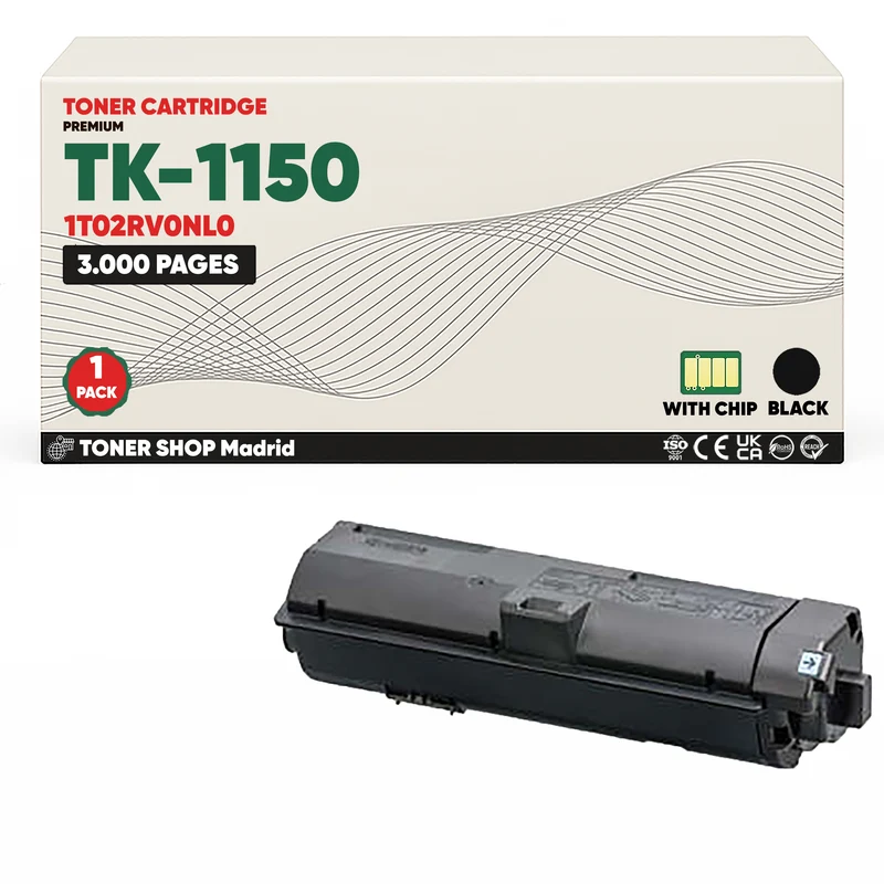 BDink Cartucho Tóner Compatible Kyocera TK1150 Negro