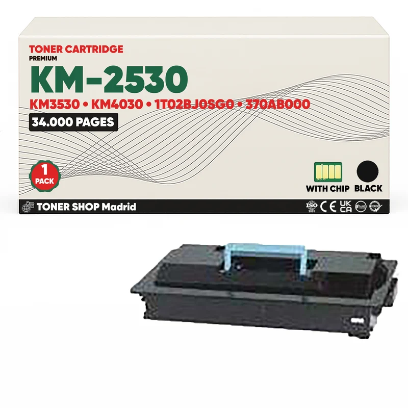 BDink Cartucho Tóner Compatible Kyocera KM2530 Negro