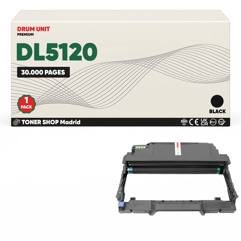BDink Cartucho Tóner Compatible Pantum DL5120 Negro (Drum)