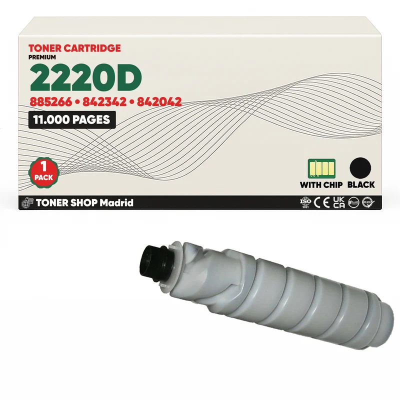 BDink Tóner Compatible Ricoh Type 2220D Negro 885266