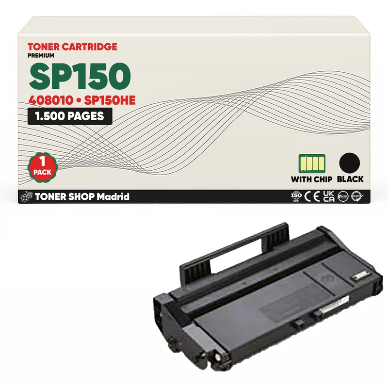 BDink Cartucho/s Tóner Compatible/s Ricoh SP150 Negro