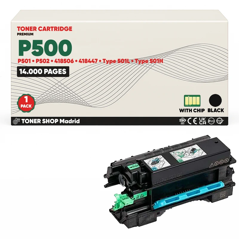 BDink Cartucho/s Tóner Compatible/s Ricoh P500/P502 Negro