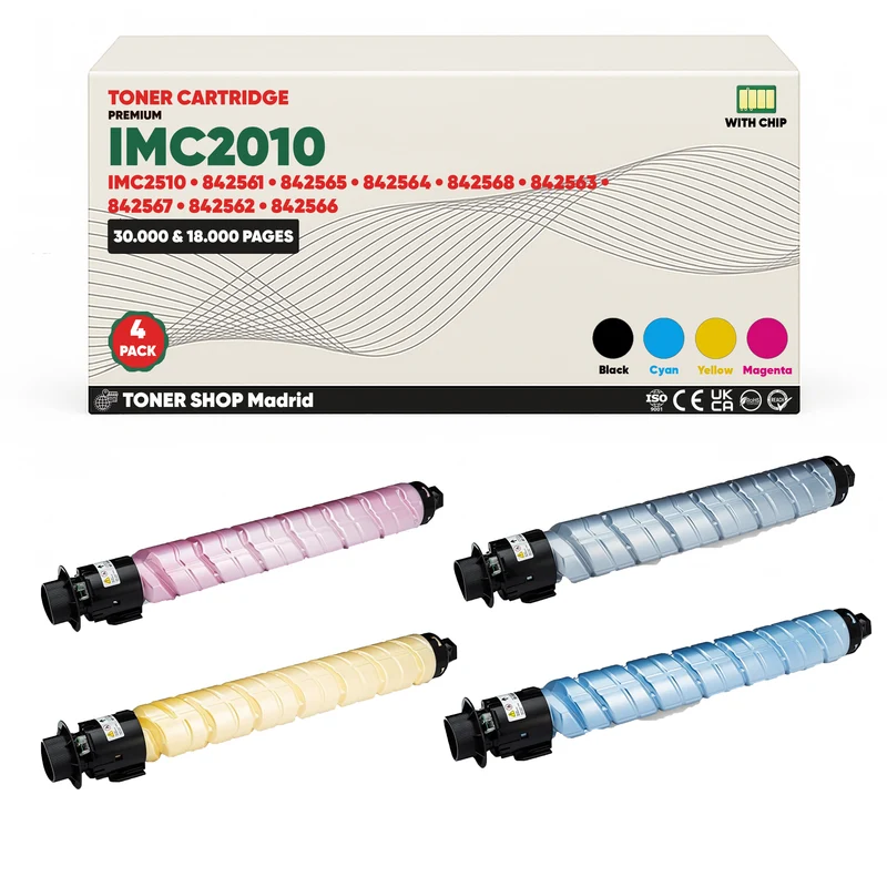 BDink Tóner Compatible Ricoh IMC2010/IMC2510 (Pack 4 CMYK)