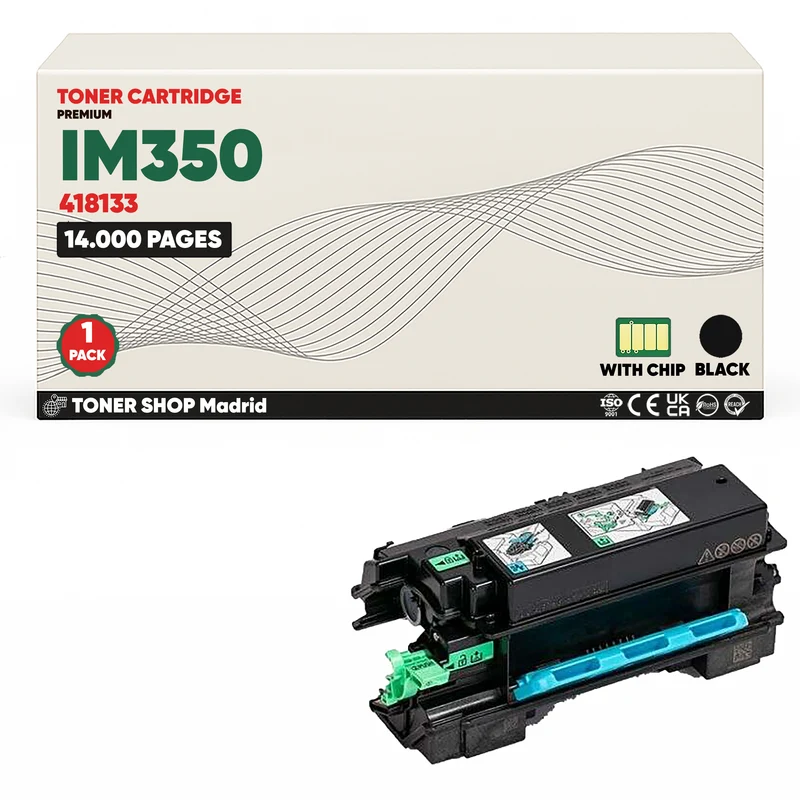 BDink Cartucho Tóner Compatible Ricoh IM350 Negro