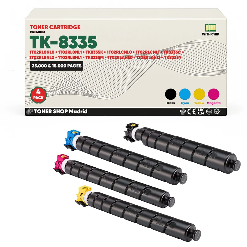 BDink Tóner Compatible Kyocera TK8335 (Pack 4 CMYK)