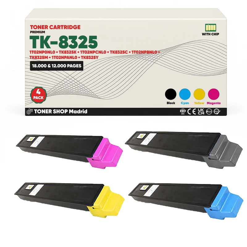 BDink Tóner Compatible Kyocera TK8325 (Pack 4 CMYK)