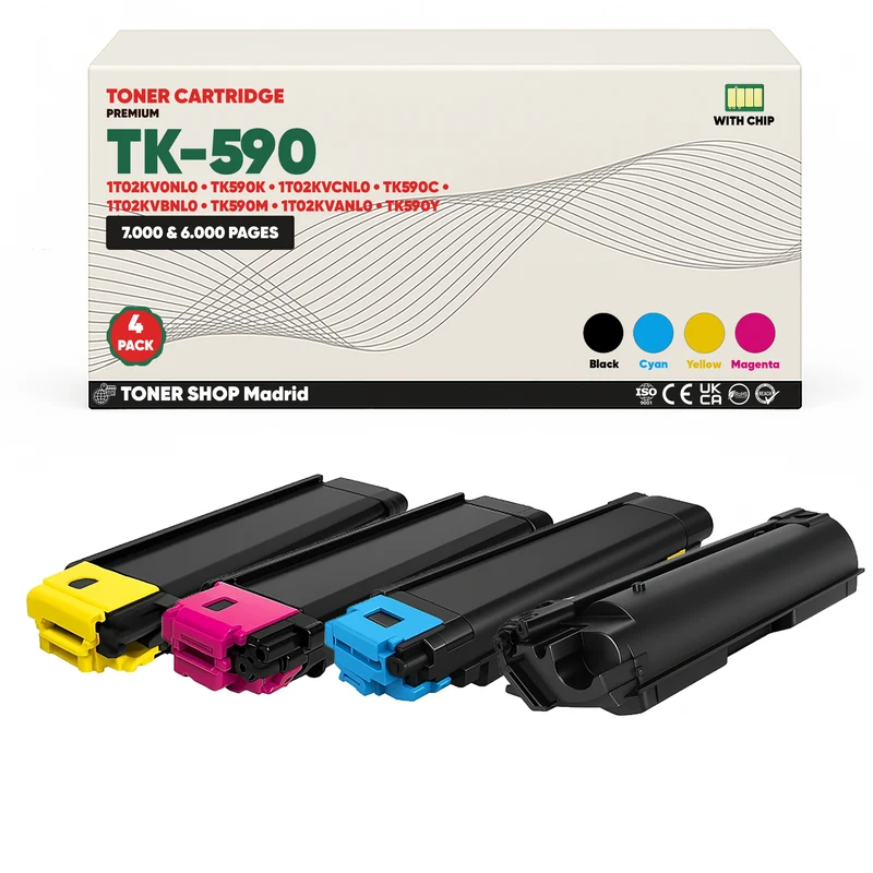 BDink Tóner Compatible Kyocera TK590 (Pack 4 CMYK)