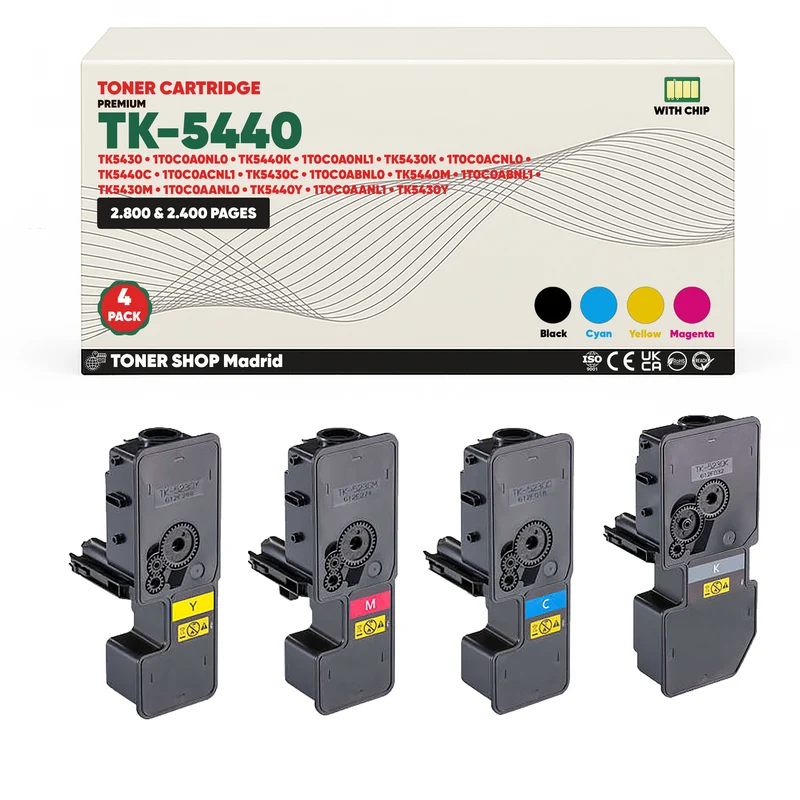BDink Tóner Compatible Kyocera TK5440/TK5430 (Pack 4 CMYK)
