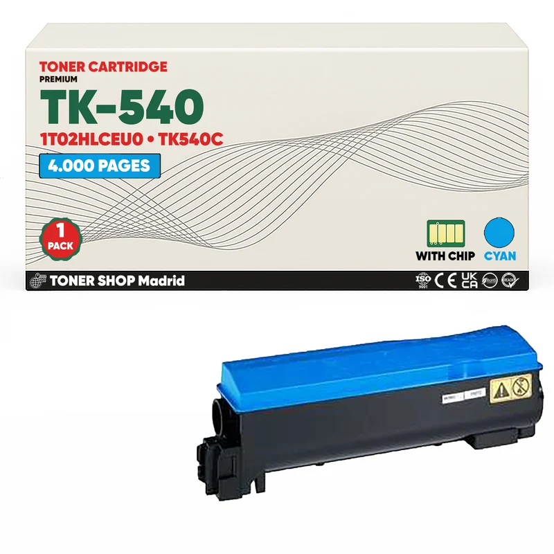BDink Tóner Compatible Kyocera TK540 (Pack 1 Cyan)
