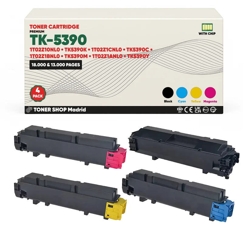 BDink Tóner Compatible Kyocera TK5390 (Pack 4 CMYK)