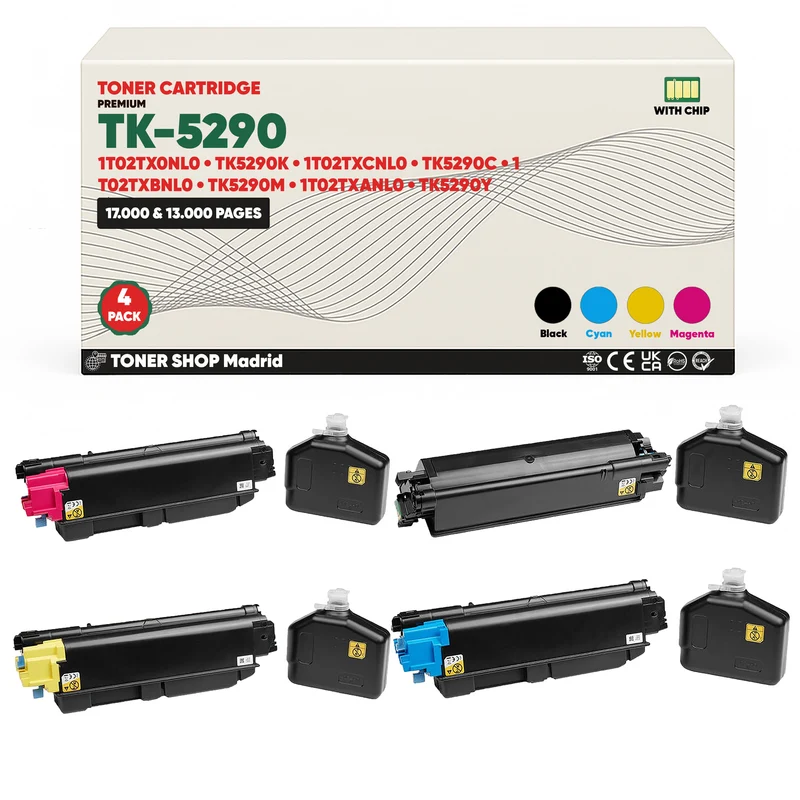 BDink Tóner Compatible Kyocera TK5290 (Pack 4 CMYK)