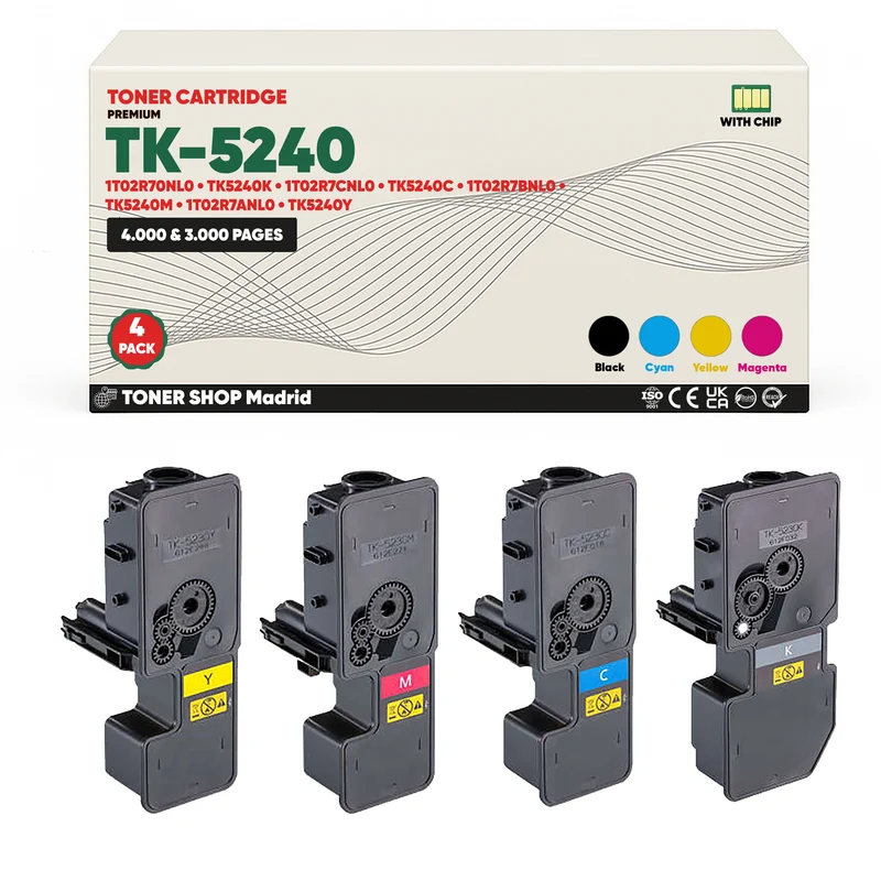 BDink Tóner Compatible Kyocera TK5240 (Pack 4 CMYK)