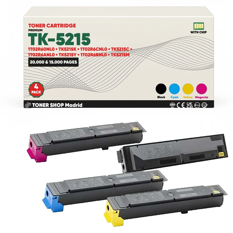 BDink Tóner Compatible Kyocera TK5215 (Pack 4 CMYK)