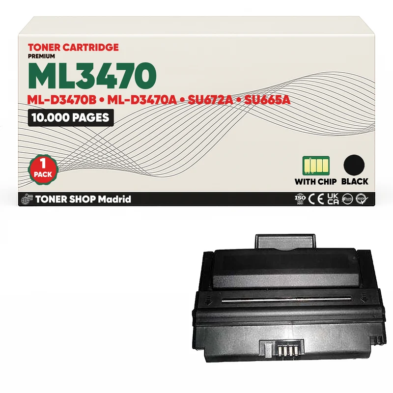 BDink Cartucho de Toner Compatible Samsung ML3470 Negro