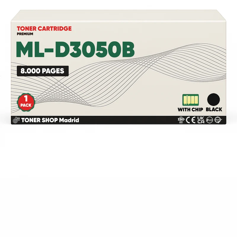 BDink Cartucho de Toner Compatible Samsung ML-D3050B Negro