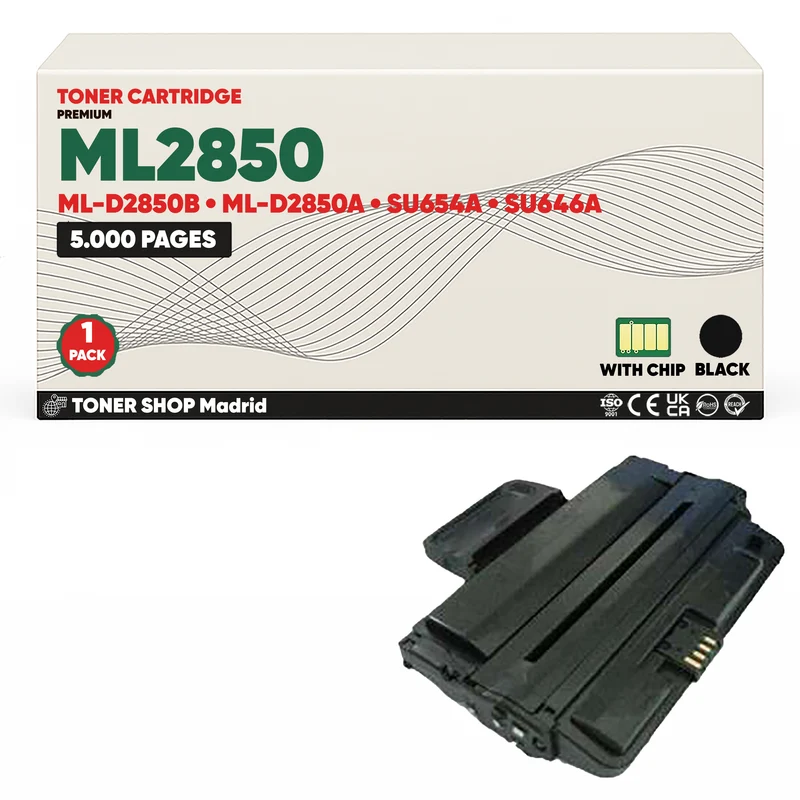 BDink Cartucho de Toner Compatible Samsung ML2850 Negro