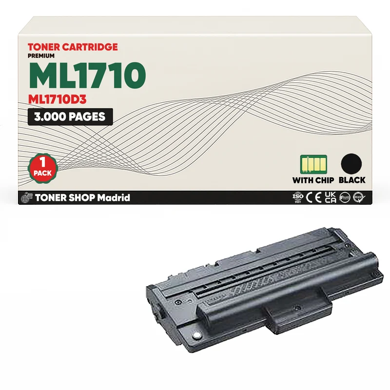 BDink Cartucho de Toner Compatible Samsung ML1710 Negro