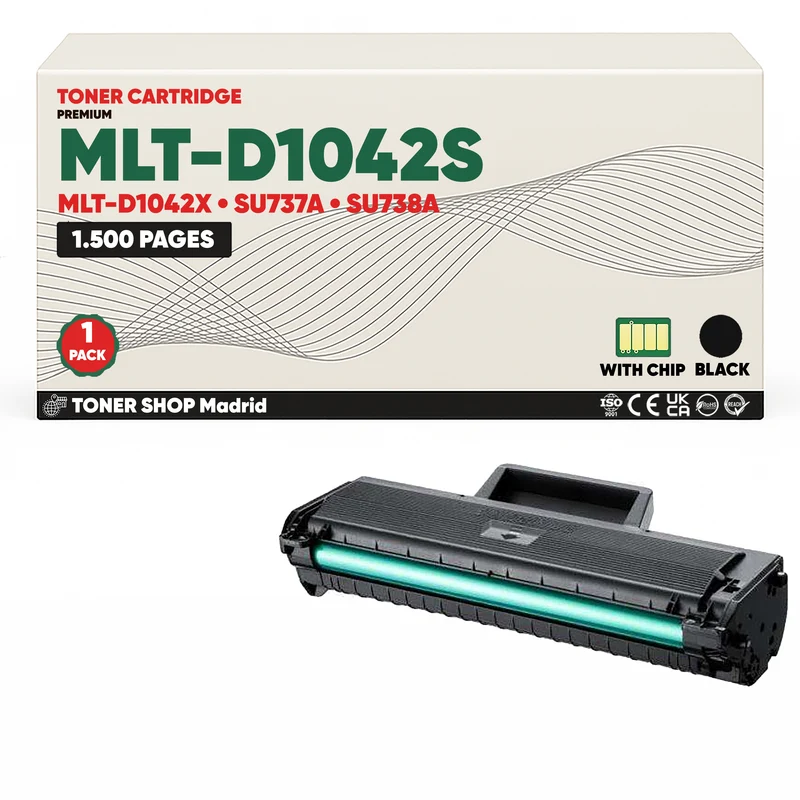 BDink Cartucho de Toner Compatible Samsung MLT-D1042S Negro