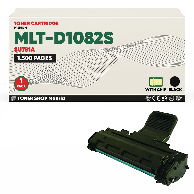 BDink Cartucho de Toner Compatible Samsung MLT-D1082S Negro