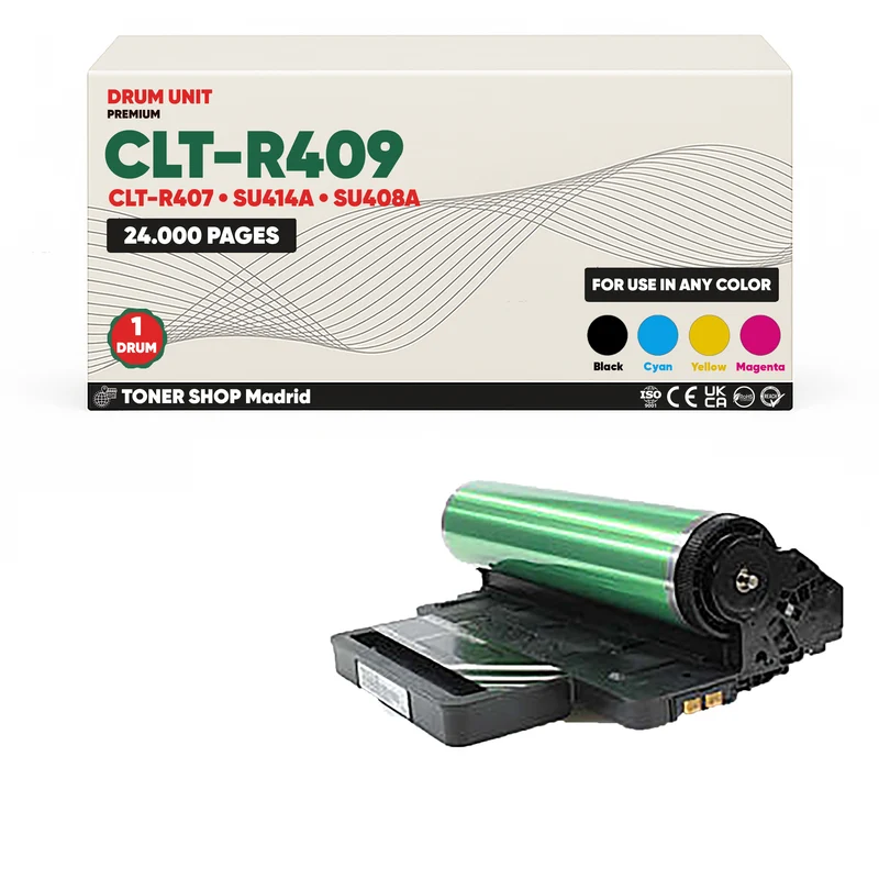 BDink Tambor de Imagen Compatible Samsung CLT-R409 SU414A (Drum) - 4 Colores